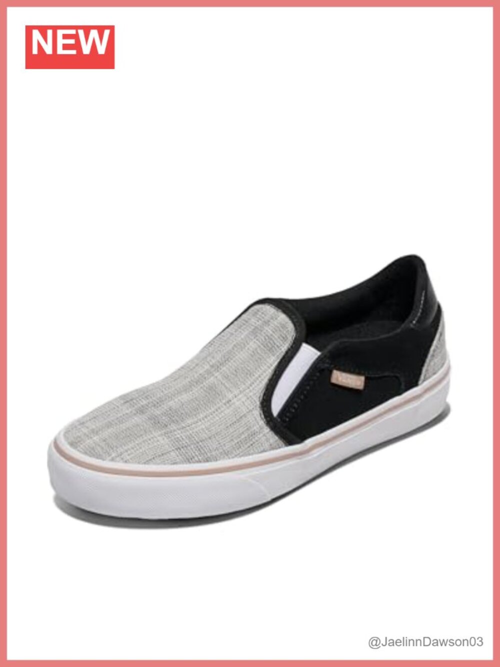 Vans Asher Deluxe Slip-on Canvas Suede Women's Fashion Sneaker Casual
